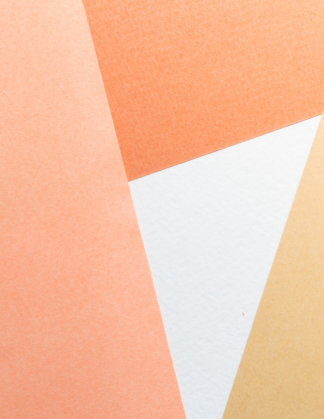 Geometric background with orange and yellow