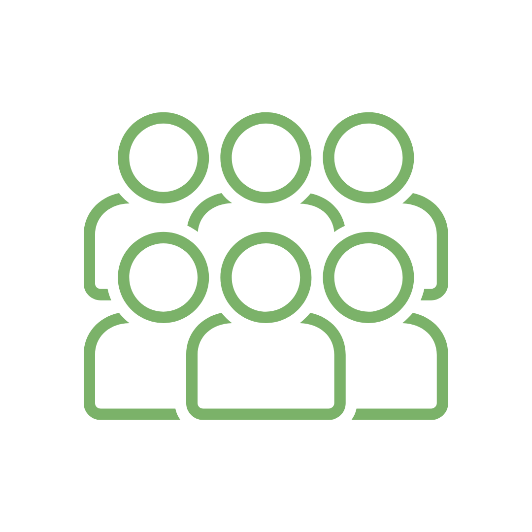 Icon showing a group of people